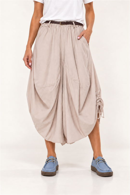 Malwa — Damen-Palazzohose, Baumwollcord, weites Bein, Oversize