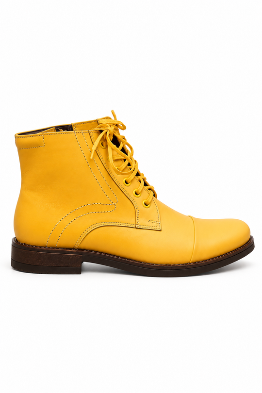 Barwny Szlak — Damen-Stiefeletten aus Leder