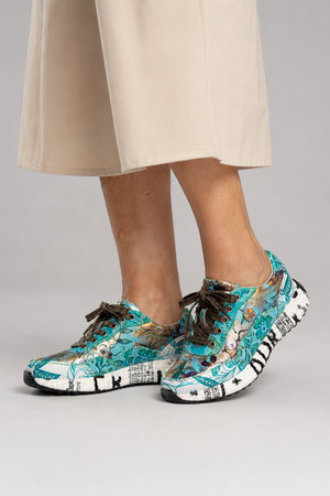 Laura Vita — Sneakersy Sportowe, Skóra Naturalna, Gumowa Podeszwa