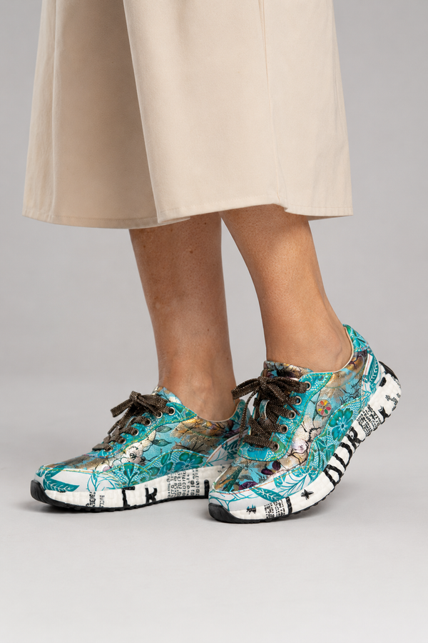 Laura Vita — Sneakersy Sportowe, Skóra Naturalna, Gumowa Podeszwa