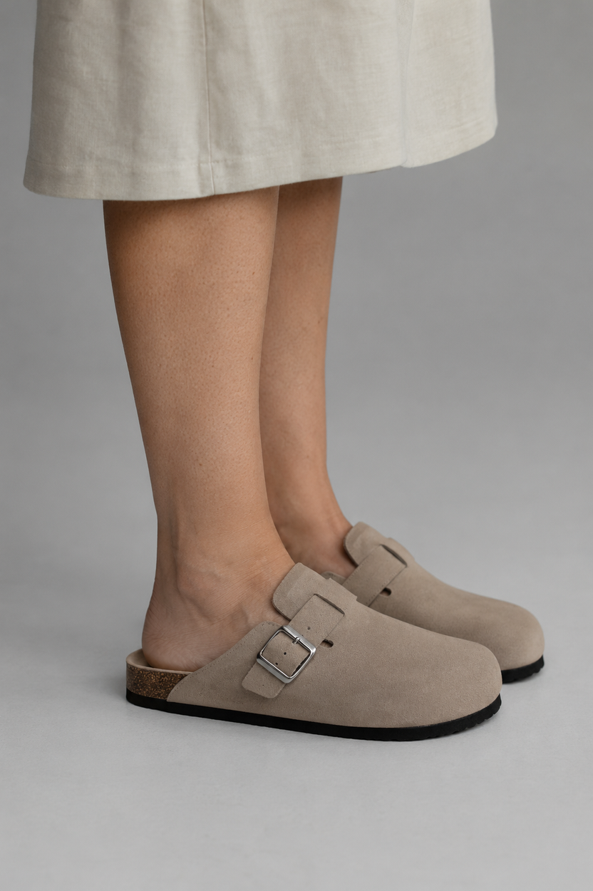 Barefoot Klapki — Zabudowane, Naturalny Korek, Regulowana Szerokość
